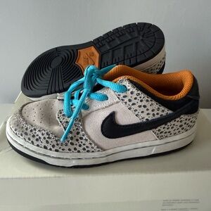 Nike Kids Low-Top Sneakers - White, Black, Teal, Orange